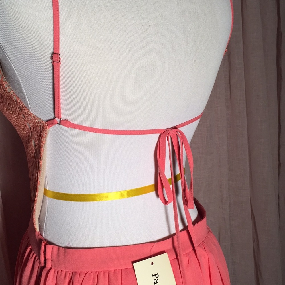 Parvenue Size L Open Back Dress - Picture 4 of 4